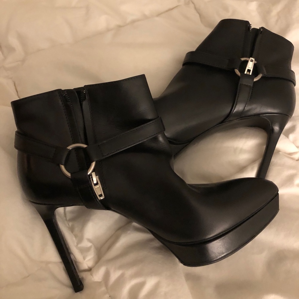 Saint Laurent platform booties